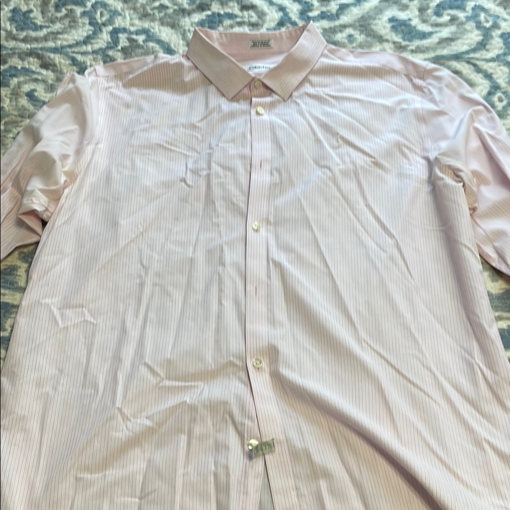Calvin Klein Pink Dress Shirt Classic Design